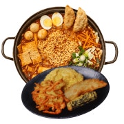 (2인)즉석떡볶이+튀김SET 메뉴 사진(네이버)
