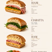 치아바타 샌드위치 / sandwich 메뉴 사진(네이버)