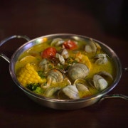 동죽버터술찜 메뉴 사진(네이버)