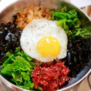 씨앗젓갈 비빔밥 메뉴 사진(네이버)