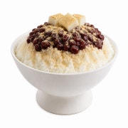 팥 인절미 눈꽃빙수 메뉴 사진(네이버)