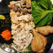 生 골뱅이 숙회 중 메뉴 사진(네이버)