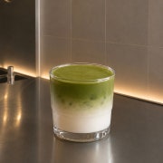 퓨어 제주 말차라떼 메뉴 사진(네이버)