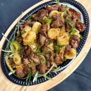 닭똥집볶음 메뉴 사진(네이버)