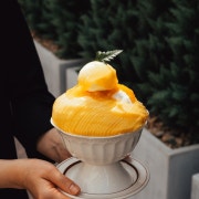 생망고 우유빙수 메뉴 사진(네이버)