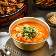 김치손수제비 메뉴 사진(네이버)