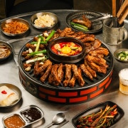 바베큐쪽갈비(1인분,400g) 메뉴 사진(네이버)