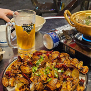 매운바지락볶음 메뉴 사진(네이버)