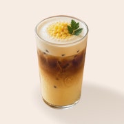 옥수수 솔티 크림 라떼 메뉴 사진(네이버)