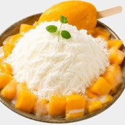 망고 눈꽃빙수 메뉴 사진(네이버)