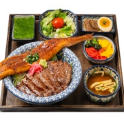 민물장어&스테이크 덮밥한상(일일한정) 메뉴 사진(네이버)