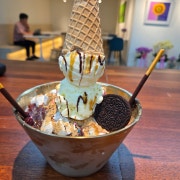 눈꽃빙수 메뉴 사진(네이버)