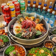 🍲바다한상 제철 해물 조개찜(소) 메뉴 사진(네이버)