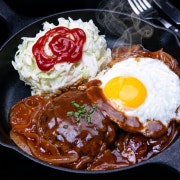 양배추 함박 스테이크 메뉴 사진(네이버)