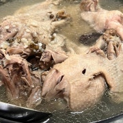 오리백숙 1마리 메뉴 사진(네이버)