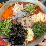 오징어회 물회 메뉴 사진(네이버)