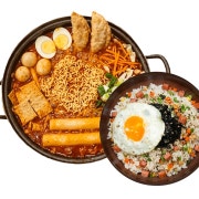 (2인)즉석떡볶이+스팸야채볶음밥 메뉴 사진(네이버)