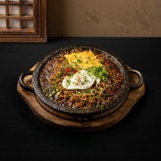 명품 돌판 사천 짜계치 메뉴 사진(네이버)