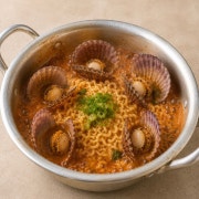 가리비 라면 메뉴 사진(네이버)