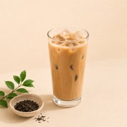밀크티라떼 (hot/ice) 메뉴 사진(네이버)