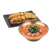 살얼음 소라물회+매콤 고추튀김 메뉴 사진(네이버)