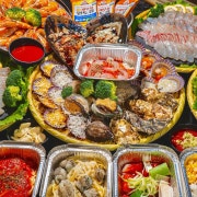 조개구이무한리필 메뉴 사진(네이버)
