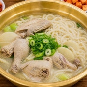 닭한마리 칼국수 1인용 메뉴 사진(네이버)