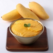 1인) 리얼 망고 눈꽃 빙수(생과일) 메뉴 사진(네이버)