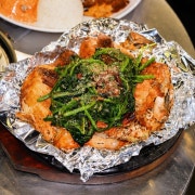 시금치 뽀빠이 통닭 메뉴 사진(네이버)