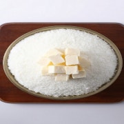 1인) 순수 우유 큐브 치즈 눈꽃빙수 메뉴 사진(네이버)
