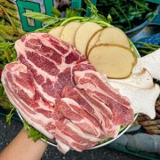 김숙성 두툼2cm 목살(160g) 메뉴 사진(네이버)