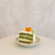 말차유자케이크 메뉴 사진(네이버)