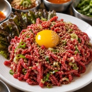 급냉육회(7080) 메뉴 사진(네이버)
