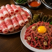 고기쌈세트(고기에 고기를싸먹는) 메뉴 사진(네이버)