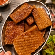 꼴라겐 벌집껍데기 메뉴 사진(네이버)