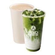 그린티라떼 메뉴 사진(네이버)