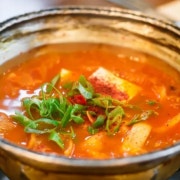 한우사골 김치찌개 메뉴 사진(네이버)