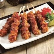 매운 닭껍질 꼬치 메뉴 사진(네이버)