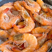 (추가메뉴) 왕새우소금구이 500g 메뉴 사진(네이버)