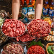 소갈비살(생/양념) 메뉴 사진(네이버)