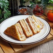 바사삭 몬테 크리스토 샌드위치 메뉴 사진(네이버)