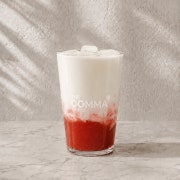 리얼딸기라떼 메뉴 사진(네이버)