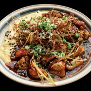대파 매쉬드 감자와 숯불 닭구이 메뉴 사진(네이버)