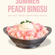 NEW)복숭아빙수 메뉴 사진(네이버)