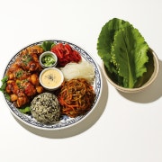 닭구이 쌈밥 한상 메뉴 사진(네이버)