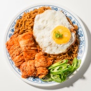 짜파게티와 실비김치 메뉴 사진(네이버)
