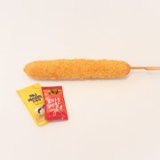 매콤 핫도그 메뉴 사진(네이버)