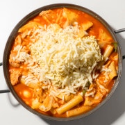 매콤한 치즈 닭라볶이 메뉴 사진(네이버)