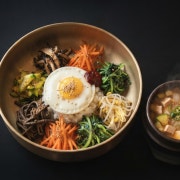 산채보리비빔밥+된장찌개 메뉴 사진(네이버)