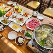 꿩샤브샤브코스요리(소) 메뉴 사진(네이버)
